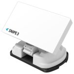 Antenne satellite selfsat snipe v3 white line twin - 337 dbi automatique gps 12 satellites prdfinis ...