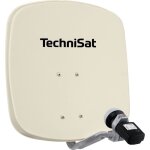 Antenne satellite - technisat - digidish 45 - 45 cm - aluminium - beige