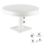 Antenne tv tnt hd 4k omnidirectionnelle 65db + 4 socles � ventouses - camping car caravane camion fourgon ...