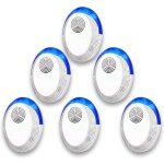 Anti moustique ultrason prise ultrason souris mouche 6 pcs appareil repulsif souris efficace pour repousser ...