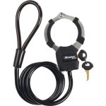Antivol � cl� avec menotte - master lock 8275eurdpro - 1m - id�al pour trottinettes - noir