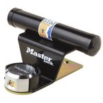 Antivol pour porte de garage basculante - master lock - barre de scurit en acier - cylindre  6 goupilles ...