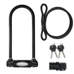 Antivol u avec cble - master lock - modle xl - sold secure gold police approved