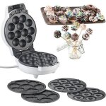 Appareil 3 en 1 pour donuts cupcakes & cake pops avec revtement antiadhsif cm - 300