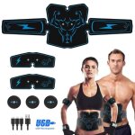 Appareil abdominal abs trainer ems smart ceinture usb de charger electrostimulateur musculaire fitness ...