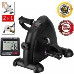 Appareil de fitness mini vélo d?appartement pédalier avec ordinateur en acier noir réglable pour entraîner ... Appareil de fitness mini vélo d?appartement pédalier avec ordinateur en acier noir réglable pour entraîner ...