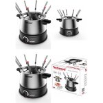 Appareil à fondue - inox - 1000w - 8 personnes - capacité 14l - thermostat réglable Appareil à fondue - inox - 1000w - 8 personnes - capacité 14l - thermostat réglable