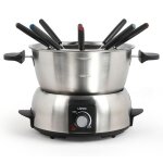 Appareil  fondue lectrique livoo doc263 ? 8 personnes 18l 1000w accessoires inclus
