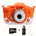 Appareil photo pour enfants 2. 0 pouces enfant mini cam�ra enfant vid�o hd 1080p rechargeable cadeau ...
