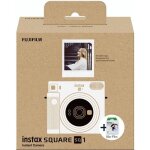 Appareil photo instantan� - fujifilm - instax square sq 1 - blanc - flash int�gr� - format carr�