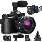 Appareil photo numrique 4k nbd - zoom optique 16x - rsolution 48 mp - carte sd - noir