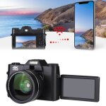 Appareil photo numérique bridge 4k wifi - zoom numérique 16x - objectif grand angle 52 mm - fonction ... Appareil photo numérique bridge 4k wifi - zoom numérique 16x - objectif grand angle 52 mm - fonction ...