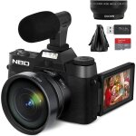Appareil photo num�rique cam�ras vid�o 4k pour la photographie pour avec �cran ips 30 �180� objectif ...