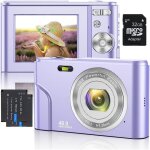 Appareil photo numrique compact - nobrand - dc311 - af - 48mp - fhd 1080p - 16x zoom - violet