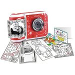 Appareil photo - vtech - kidizoom print cam - couleur rose - piles fournies -  partir de 4 ans