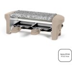 Appareil  raclette 2 personnes - livoo - doc156t - 350w - 2 personnes - plateau amovible en granite ...