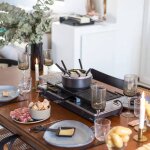 Appareil à raclette / fondue livoo - 3 plateaux - 12 personnes - 1650 watt - gris Appareil à raclette / fondue livoo - 3 plateaux - 12 personnes - 1650 watt - gris