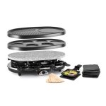 Appareil  raclette - klarstein - all - u - can - grill - 4 - en - 1 - pour 8 personnes - 1500 watt