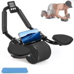 Appareil sport maisonroue abdominale - noir - minuterie intgre