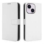 Pour apple iphone 14 6. 1 luxe rabat �tuihousse cuir synth�tique portefeuille avec fermoir magn�tiqueblanc ...