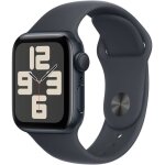 Apple watch se gps - 40mm - botier midnight aluminium - bracelet midnight sport band - s / m