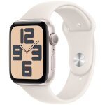 Apple watch se gps - 44mm - boîtier starlight aluminium - bracelet starlight sport band - m / l Apple watch se gps - 44mm - boîtier starlight aluminium - bracelet starlight sport band - m / l