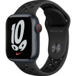 Apple watch nike series 7 gps 41 - aluminium midnight - sport band nike anthracite / black - reconditionn ...
