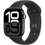 Apple watch series 10 gps - 46mm - boîtier jet black aluminium - bracelet black sport band - m / l Apple watch series 10 gps - 46mm - boîtier jet black aluminium - bracelet black sport band - m / l