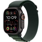 Apple watch ultra 2 gps + cellular 49mm black titanium - bracelet dark green alpine large (2024) - recondition ...