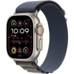 Apple watch ultra 2 gps + cellular - 49mm - bo�tier titanium - bracelet blue alpine loop l (2023) - reconditio ...