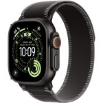 Apple watch ultra 3�gps + cellular - 49mm - bo�tier black titanium - bracelet black / charcoal trail ...