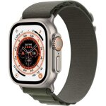 Apple watch ultra gps + cellular - 49mm - titanium - bracelet green alpine loop - large (2022) - reconditionn ... Apple watch ultra gps + cellular - 49mm - titanium - bracelet green alpine loop - large (2022) - reconditionn ...
