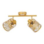 Applique 2 spots orientables calath�a dor�