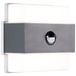 Applique murale ext�rieure - brilliant - archie - + d�tecteur - m�tal et plastique - anthracite - led ...