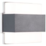 Applique murale ext�rieure - brilliant - archie - m�tal et plastique - anthracite - led int�gr�e - 7 ...