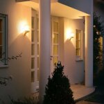 Applique murale extrieure steinel l 585 s 60w ip44 e27 - noir avec dtecteur de mouvement