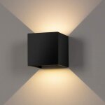 Applique murale interieur / exterieur 12wlampe murale led etanche ip65 rglable lampe up down design ...