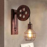 Applique murale lampes industriel steampunk poulie appliques murales cuisine le salle  manger bar loft ...