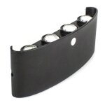 Applique murale led en aluminium - wottes - noir - 8w - bureau - fer forg� - ext�rieur - adulte - campagne ...