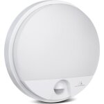 Applique murale led avec dtecteur de mouvement maclean mce291 - blanc - extrieur - ip54 - 15w - 4000k ...