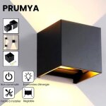 Applique murale led extrieur / intrieur prumya avec dtecteur de mouvement pir ip65 - 12w