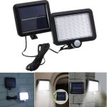 Applique murale solaire 56led - clairage dtecteur de mouvement pour jardin extrieur