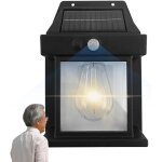Applique murale solaire dextrieur tanche - trahoo - clairage mural - led - dtecteur de mouvement ...