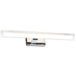 Applique de salle de bain 57cm chrome (12w 960lm 4000k ip44) - voltman
