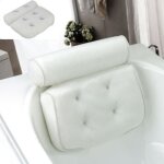 Appui - tte - coussin spa 3d antibactrienne - bain maille - blanc