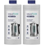 Aquafloow descaler dtartrant liquide machine  caf 2 x 1000ml - compatible: delonghi bosch senseo nespresso ...