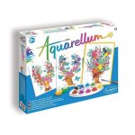 Aquarellum - no name - cerfs enchants - mixte - a partir de 8 ans - bleu - multicolore - enfant