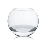 Aquarium boule vase en verre - diamtre 23. 9 x hauteur 20 cm.