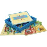 Larbre a jouer - 66310 - jeux des petits chevaux et oie - coffret en bois