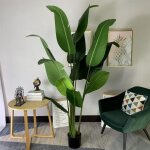 Arbre artificiel de 160cm - ohmg - palmier bananier - vert - salon - extrieur